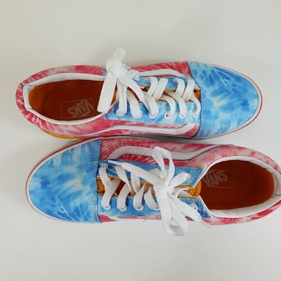 Vans Unisex Tie Dye Old Skool Lace Up Sneakers Size 6.5 - Picture 5 of 10